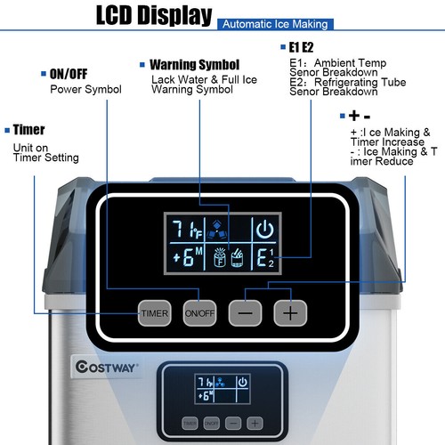 Countertop ice maker portable - countertop,