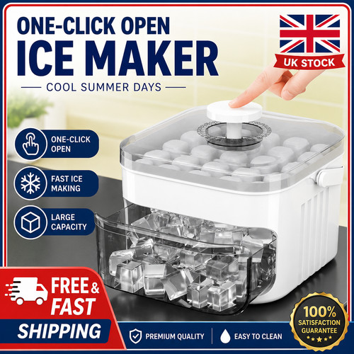 Portable ice maker - ice,