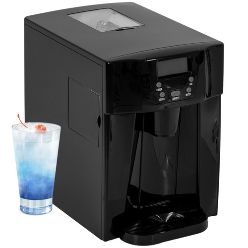 Homcom ice making machine - making,
