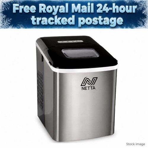 Silver ice maker machine - ice,